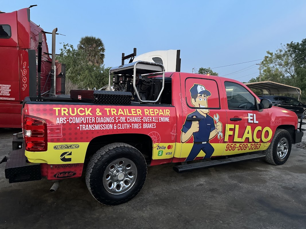 El Flaco Truck And Trailer Repair service truck